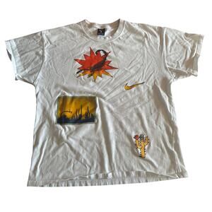 Nike Exploration Series white mens t shirt L Hoops southwest Div. Vol.01 City